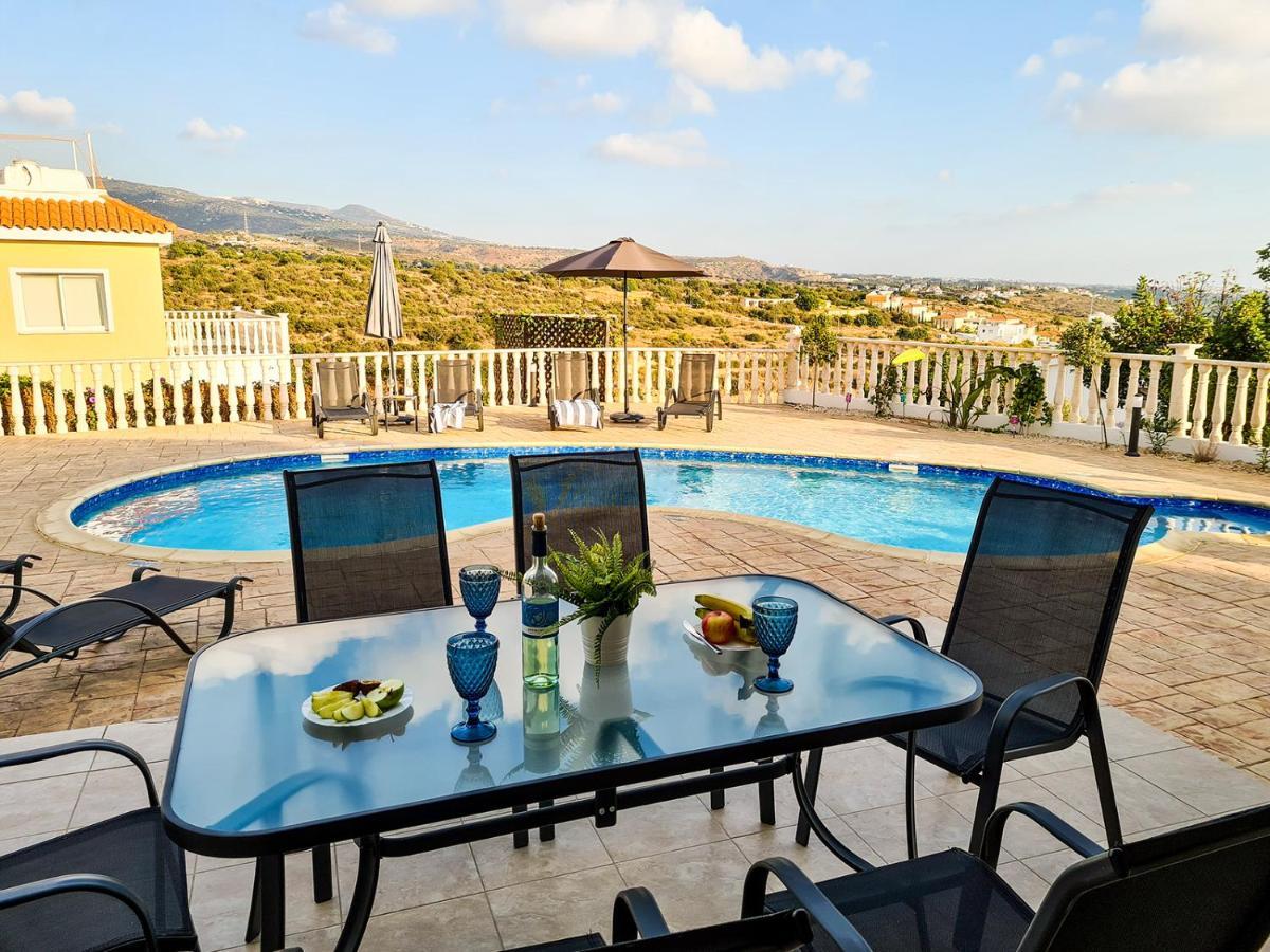 Katya-Sofia Villa - Tranquility With Sea View Peyia Exterior foto